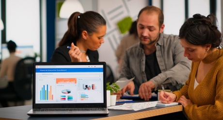 A collage of engaging social media posts on a smartphone.