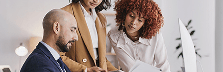 A chess board representing business strategy and research