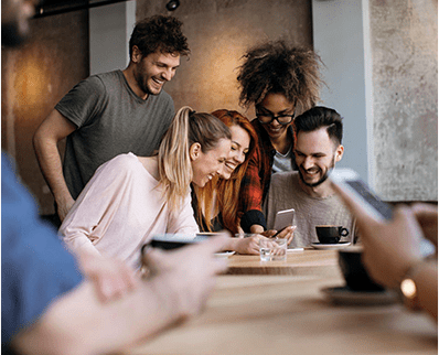 A delivery person with packages, representing e-commerce logistics
